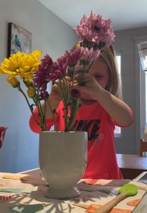 Flower arranging